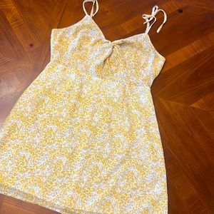 Nickilam Size XL Floral Print Sun Dress